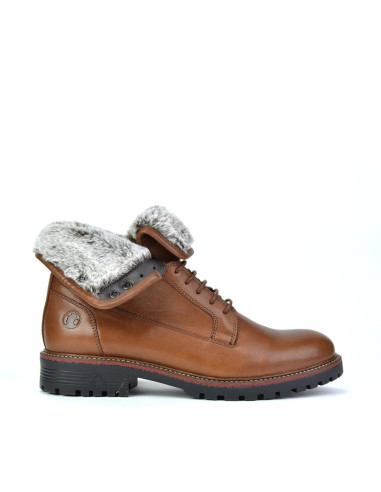 Botas Cordones Y Pelo Coronel Tapiocca Hombre Cuero C2321-13