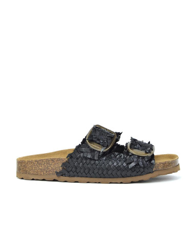 Sandalias Planas Coronel Tapiocca Mujer Negro Ct431-1